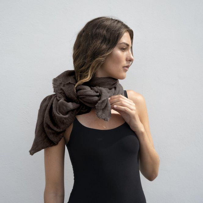Hovedbilde Natura Cashmere Skjerf Brown