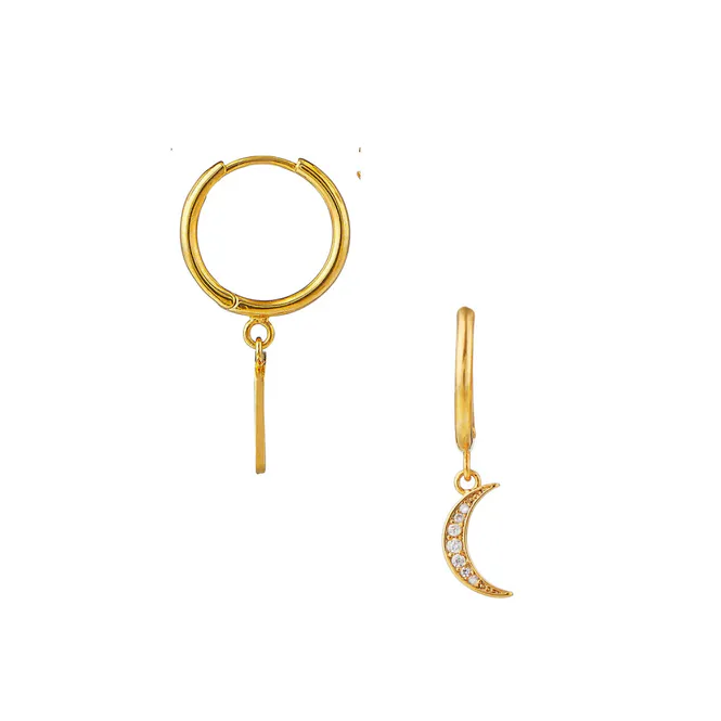 Hovedbilde Orelia Pavé Moon Hoops