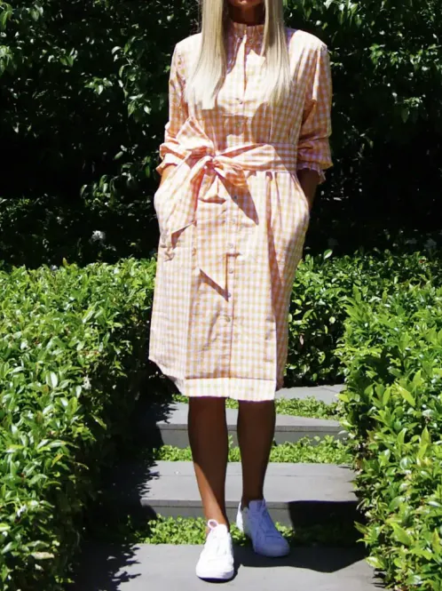 Hovedbilde Gracie Cotton Gingham Shirt Dress 