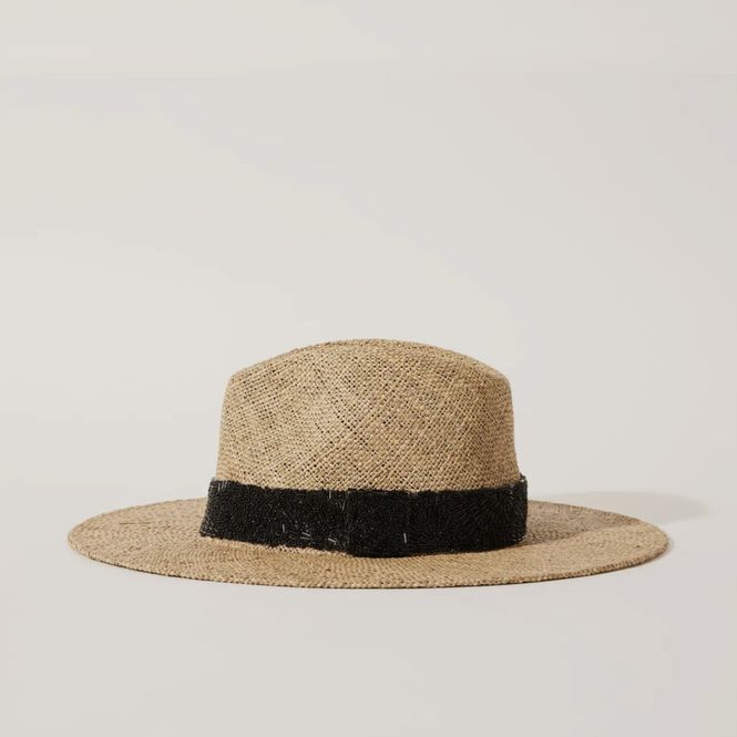 Hovedbilde Sombrero  Med Sort Perlebånd 