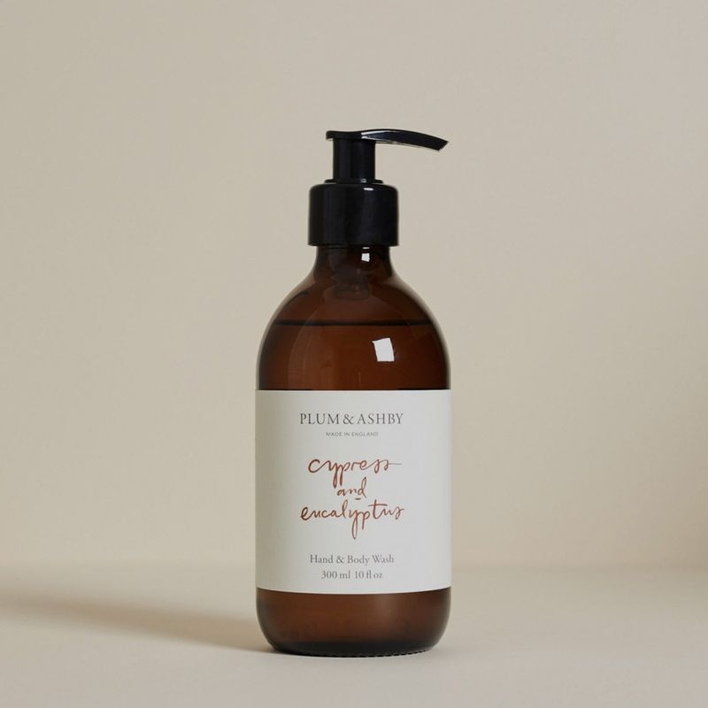 PLUM & ASHBY HAND AND BODY WASH CYPRESS AND EUCALYPTUS