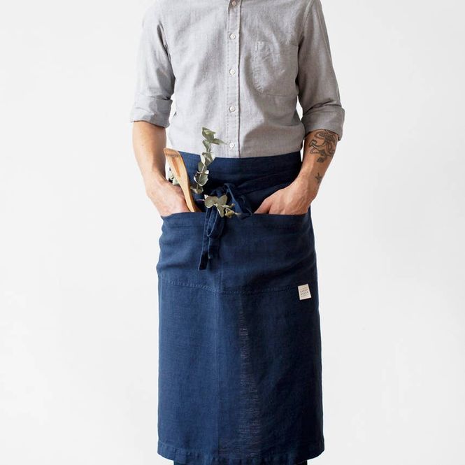 Hovedbilde LINEN TALES | Garcon Forkle i Stenvasket Lin 